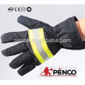 Navy blue kevlar gloves NOMEX IIIA working gloves for fire fighting